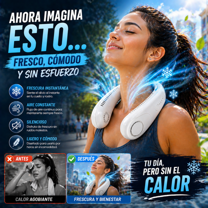 👉 No dejes que el calor arruine tu día 🔥❌ - Ventilador Portatil De Cuello