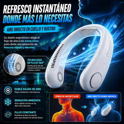 👉 No dejes que el calor arruine tu día 🔥❌ - Ventilador Portatil De Cuello