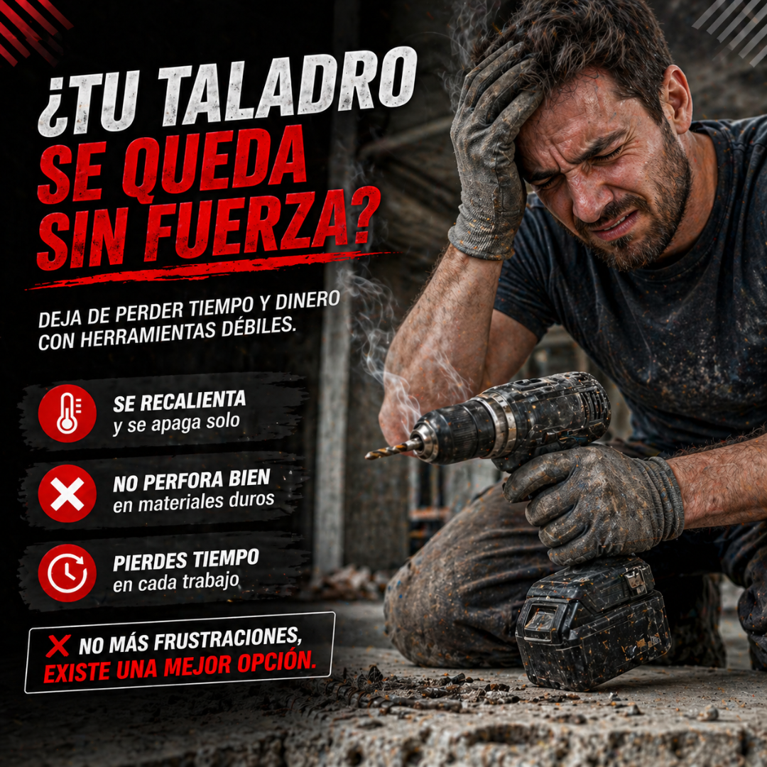Trabaja Más Rápido, Con Más Fuerza y Sin Límites 🚀 - Taladro Milwaukee