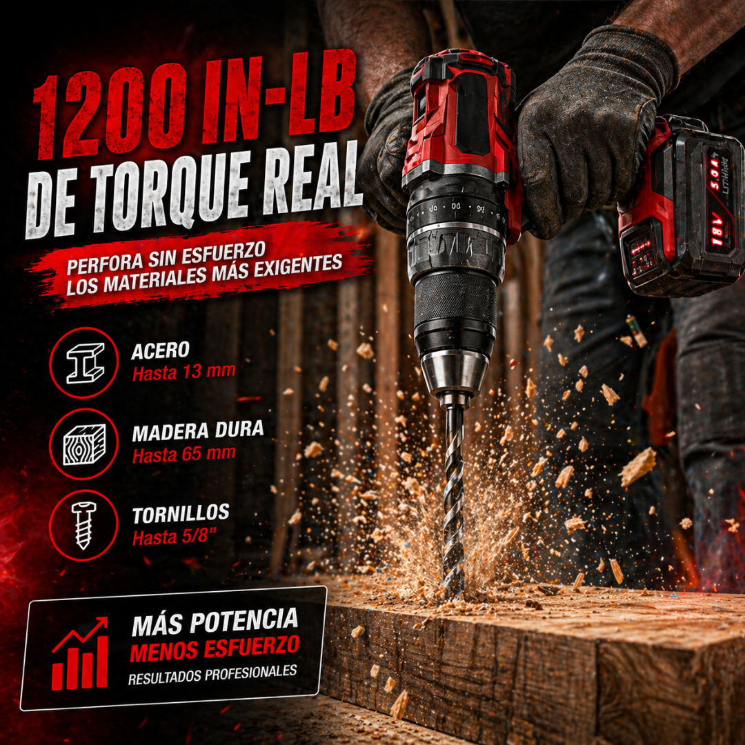 Trabaja Más Rápido, Con Más Fuerza y Sin Límites 🚀 - Taladro Milwaukee