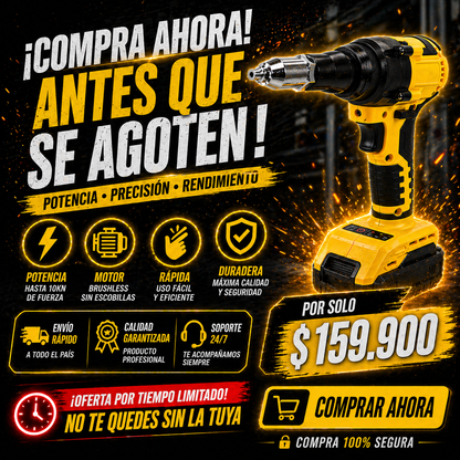 ¡LA REMACHADORA QUE LO HACE TODO POR TI!